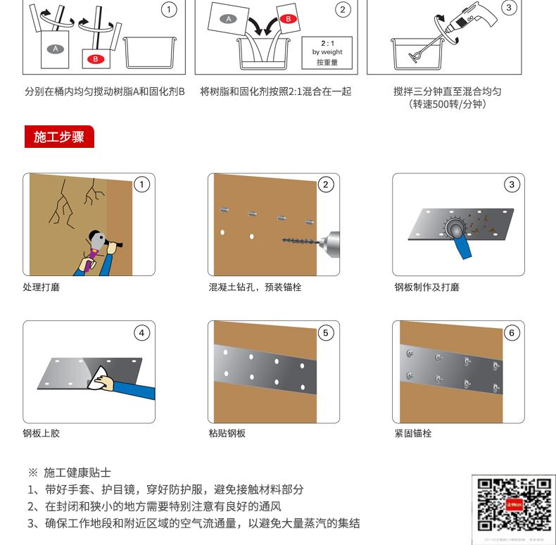 包钢玉泉粘钢加固施工过程